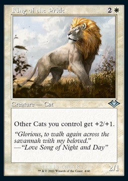 King of the Pride (V.1)⁣ - Modern Horizons: Retro Frame Cards⁣ (Uncommon)⁣ [4]