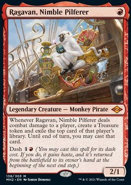 Ragavan, Nimble Pilferer⁣ - Modern Horizons 2⁣ (Mythic)⁣ [138]
