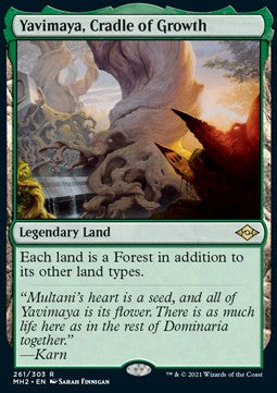 Yavimaya, Cradle of Growth⁣ - Modern Horizons 2⁣ (Rare)⁣ [261]