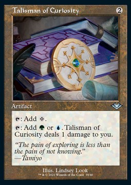 Talisman of Curiosity (V.1)⁣ - Modern Horizons: Retro Frame Cards⁣ (Uncommon)⁣ [35]