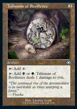 Talisman of Resilience (V.1)⁣ - Modern Horizons: Retro Frame Cards⁣ (Uncommon)⁣ [37]