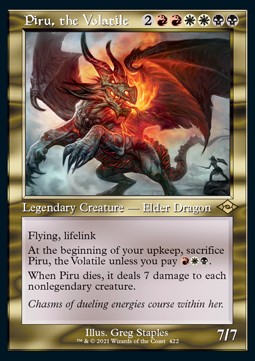 Piru, the Volatile (V.1)⁣ - Modern Horizons 2: Extras⁣ (Rare)⁣ [422]