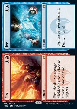 Fire // Ice (V.1)⁣ - Modern Horizons 2⁣ (Rare)⁣ [290]