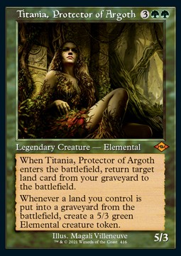 Titania, Protector of Argoth (V.2)⁣ - Modern Horizons 2: Extras⁣ (Mythic)⁣ [416]