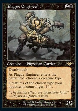 Plague Engineer (V.1)⁣ - Modern Horizons: Retro Frame Cards⁣ (Rare)⁣ [14]