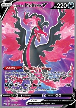 Galarian Moltres V⁣ - Chilling Reign⁣ (Ultra Rare)⁣ [176]