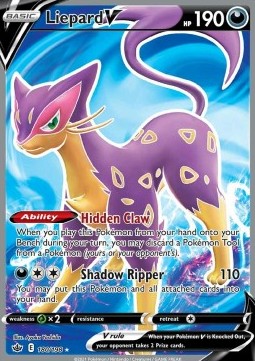 Liepard V⁣ - Chilling Reign⁣ (Ultra Rare)⁣ [180]