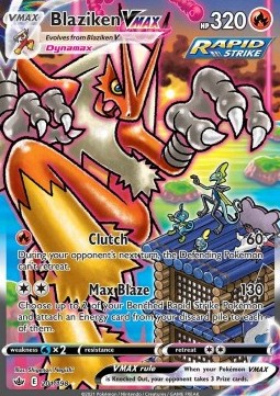 Blaziken VMAX⁣ - Chilling Reign⁣ (Secret Rare)⁣ [201]
