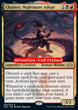 Chainer, Nightmare Adept (V.2)⁣ - Modern Horizons 2⁣ (Rare)⁣ [289]