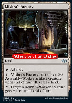 Mishra's Factory (V.2)⁣ - Modern Horizons 2⁣ (Uncommon)⁣ [302]