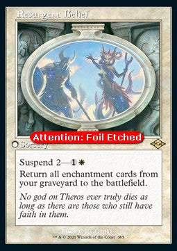 Resurgent Belief (V.2)⁣ - Modern Horizons 2: Extras⁣ (Rare)⁣ [385]
