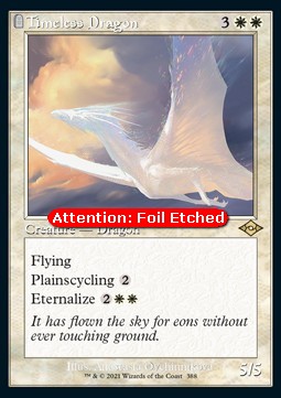 Timeless Dragon (V.2)⁣ - Modern Horizons 2: Extras⁣ (Rare)⁣ [388]