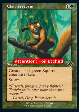 Chatterstorm (V.2)⁣ - Modern Horizons 2: Extras⁣ (Common)⁣ [411]