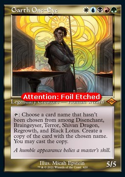 Garth One-Eye (V.3)⁣ - Modern Horizons 2: Extras⁣ (Mythic)⁣ [420]