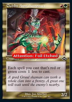 Goblin Anarchomancer (V.2)⁣ - Modern Horizons 2: Extras⁣ (Common)⁣ [421]
