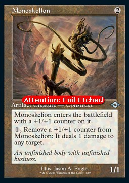 Monoskelion (V.2)⁣ - Modern Horizons 2: Extras⁣ (Uncommon)⁣ [429]