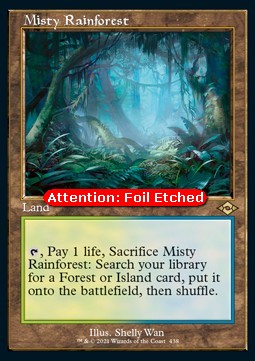 Misty Rainforest (V.2)⁣ - Modern Horizons 2: Extras⁣ (Rare)⁣ [438]