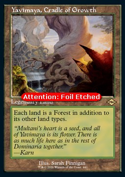 Yavimaya, Cradle of Growth (V.2)⁣ - Modern Horizons 2: Extras⁣ (Rare)⁣ [441]
