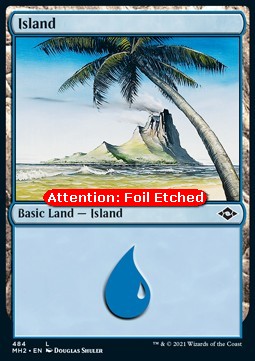 Island (V.4)⁣ - Modern Horizons 2: Extras⁣ (Land)⁣ [484]