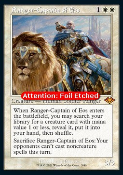 Ranger-Captain of Eos (V.2)⁣ - Modern Horizons: Retro Frame Cards⁣ (Mythic)⁣ [5]
