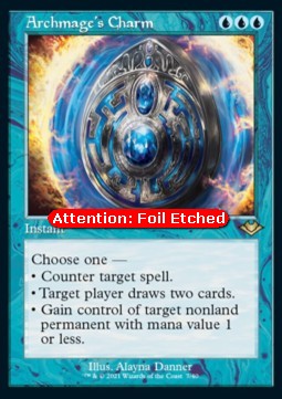 Archmage's Charm (V.2)⁣ - Modern Horizons: Retro Frame Cards⁣ (Rare)⁣ [7]
