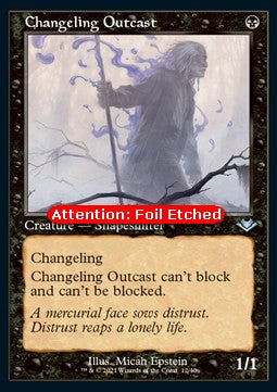 Changeling Outcast (V.2)⁣ - Modern Horizons: Retro Frame Cards⁣ (Uncommon)⁣ [12]