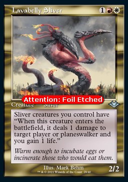 Lavabelly Sliver (V.2)⁣ - Modern Horizons: Retro Frame Cards⁣ (Uncommon)⁣ [29]