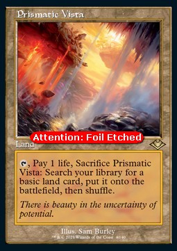 Prismatic Vista (V.2)⁣ - Modern Horizons: Retro Frame Cards⁣ (Rare)⁣ [40]