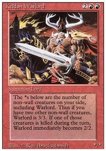 Keldon Warlord⁣ - Revised⁣ (Uncommon)