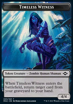 Timeless Witness Token⁣ - Modern Horizons 2: Extras⁣ (Token)⁣ [T05]