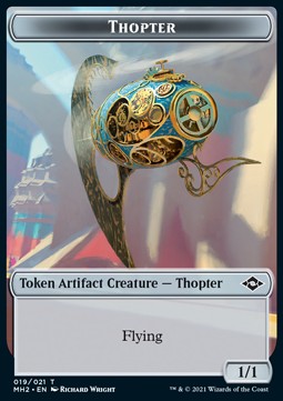 Thopter Token (A 1/1) // Squirrel Token (G 1/1)⁣ - Modern Horizons 2: Extras⁣ (Token)⁣ [T 19/11]