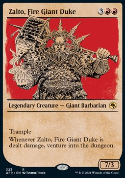 Zalto, Fire Giant Duke⁣ - Adventures in the Forgotten Realms: Extras⁣ (Rare)⁣ [323]