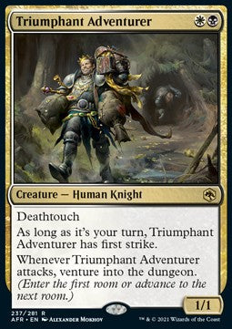 Triumphant Adventurer⁣ - Adventures in the Forgotten Realms⁣ (Rare)⁣ [237]