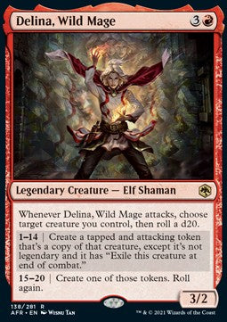 Delina, Wild Mage⁣ - Adventures in the Forgotten Realms⁣ (Rare)⁣ [138]