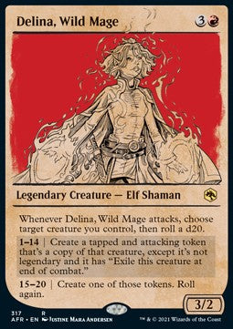 Delina, Wild Mage - Adventures in the Forgotten Realms: Extras (Rare) [XAFR-317]