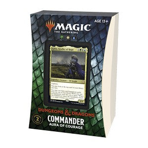 Commander: Adventures in the Forgotten Realms: "Aura of Courage" Deck⁣ - Commander: Adventures in the Forgotten Realms