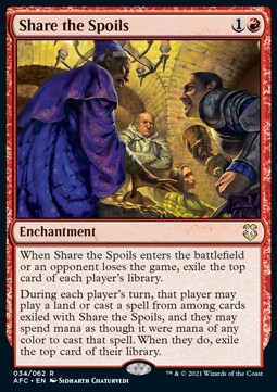 Share the Spoils⁣ - Commander: Adventures in the Forgotten Realms⁣ (Rare)⁣ [34]