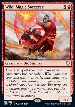 Wild-Magic Sorcerer⁣ - Commander: Adventures in the Forgotten Realms⁣ (Rare)⁣ [36]
