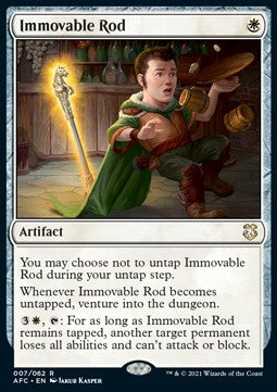 Immovable Rod⁣ - Commander: Adventures in the Forgotten Realms⁣ (Rare)⁣ [7]