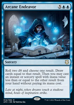 Arcane Endeavor⁣ - Commander: Adventures in the Forgotten Realms⁣ (Rare)⁣ [14]