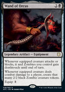 Wand of Orcus⁣ - Commander: Adventures in the Forgotten Realms⁣ (Rare)⁣ [28]