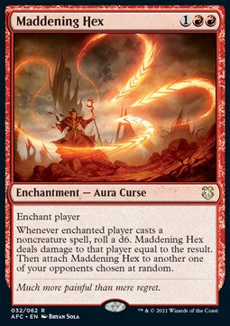 Maddening Hex⁣ - Commander: Adventures in the Forgotten Realms⁣ (Rare)⁣ [32]