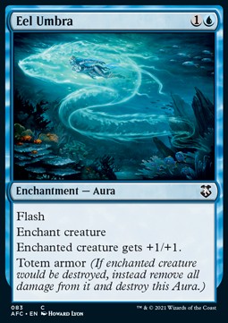 Eel Umbra - Commander: Adventures in the Forgotten Realms (Common) [AFC-83]