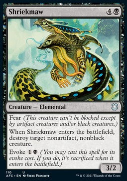 Shriekmaw⁣ - Commander: Adventures in the Forgotten Realms⁣ (Uncommon)⁣ [110]