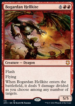 Bogardan Hellkite⁣ - Commander: Adventures in the Forgotten Realms⁣ (Mythic)⁣ [115]