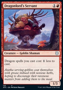 Dragonlord's Servant - Commander: Adventures in the Forgotten Realms (Uncommon) [AFC-123]
