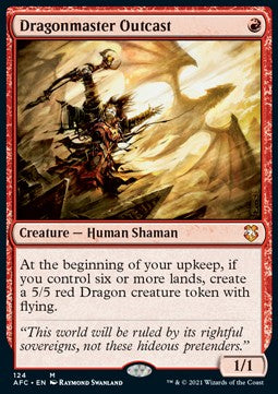 Dragonmaster Outcast - Commander: Adventures in the Forgotten Realms (Mythic) [AFC-124]