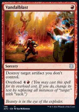 Vandalblast⁣ - Commander: Adventures in the Forgotten Realms⁣ (Uncommon)⁣ [148]