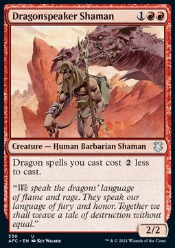 Dragonspeaker Shaman⁣ - Commander: Adventures in the Forgotten Realms⁣ (Uncommon)⁣ [330]