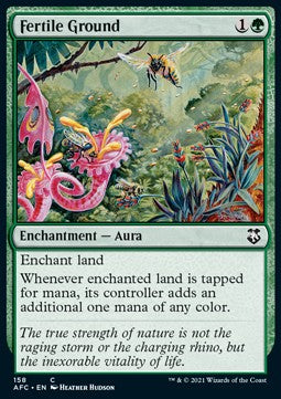 Fertile Ground⁣ - Commander: Adventures in the Forgotten Realms⁣ (Common)⁣ [158]
